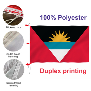 Banderas personalizadas de poliéster para países del <span class=keywords><strong>Caribe</strong></span>, pancarta con cadena, Mini Bandera de mano, banderas <span class=keywords><strong>caribe</strong></span>ñas de 3*5 pies - Product Image 5