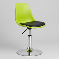 Chaise de bar JOHOOFURNITURE, vert lime, coque moulée en plastique ABS PP, ergonomique, réglable, design moderne, pour bar et salle à manger à domicile