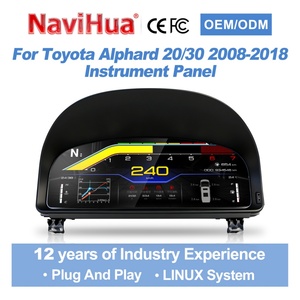 NaviHua <b>for</b> Toyota Alphard 20Series 30Series 2008-2018 <b>Car</b> Upgrade LCD Dashboard Digital Cluster Linux System Carplay Cockpit - Product Image 6