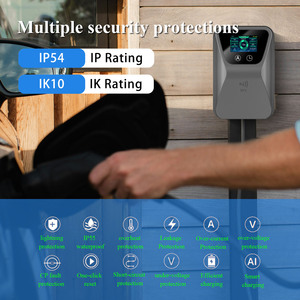 Caricabatterie EV Smart Home a Ricarica Rapida AC Trifase/Monofase 16A 32A 11 kW 22 kW Livello 2 <span class=keywords><strong>GBT</strong></span> Tipo 2 Wallbox per Auto Elettrica - Product Image 4