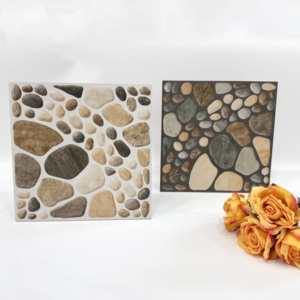 <span class=keywords><strong>3D</strong></span> phun 300x300 mét không trượt cái nhìn đá cuội gạch cho bên ngoài sàn vườn gạch - Product Image 3