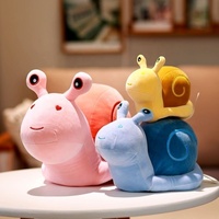 Bantal Boneka Siput Super Lembut Mia, Boneka Hewan Lucu, Bantal Sofa, Mainan Tidur Anak, Hadiah