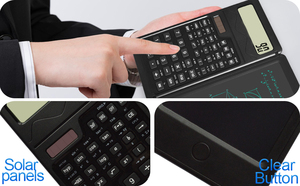 Xách tay có thể gập lại pin-Powered nhựa LCD điện tử khoa học Máy tính để bàn máy tính tích hợp tính toán bằng văn bản - Product Image 4