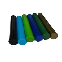 Tube d'emballage pour cigarettes de 116 mm, tube en plastique avec bouchon à pression, tube en plastique