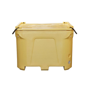 <span class=keywords><strong>Caisse</strong></span> rotomoulée industrielle à roulettes pour le transport de poissons et de fruits de mer en charge lourde - Product Image 5