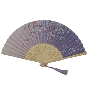 Éventail en bambou personnalisé de 21 cm avec impression couleur intégrale pour cadeau promotionnel - Product Image 3