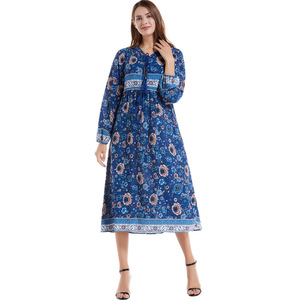 1188 Bohemia Beach Strap Round <strong>Neck</strong> Beach Clothing Trending Casual <strong>Dresses</strong> 2023 in Kampala Woman Ladies Muslim Long Loose Maxi
