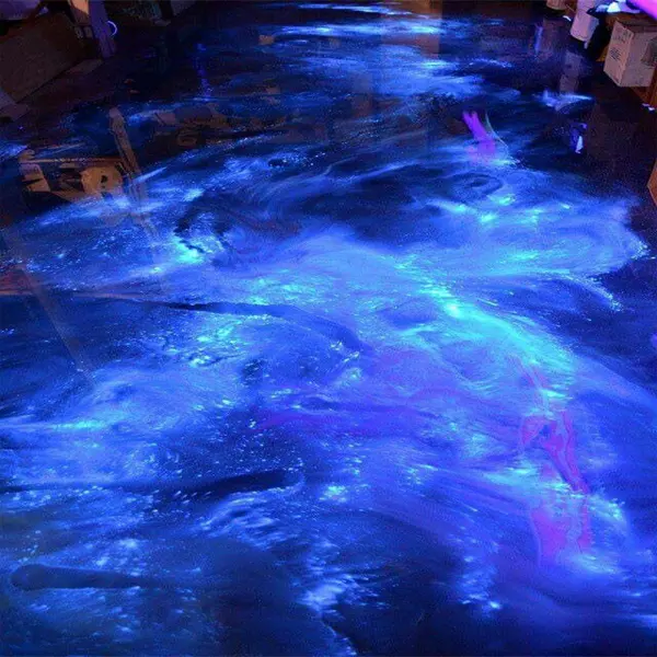 Kolortek night luminous epoxy floor coating pigment powder fluorescent neon paint