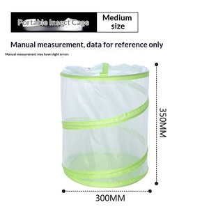 Jaula de Cría Plegable para Crías de Mariposa, Malla a Prueba de Insectos, Larva de <span class=keywords><strong>Mantis</strong></span>, Cría Transparente - Product Image 6