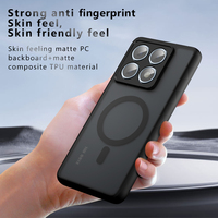 Nouveau pour xiaomi 14T 14TPro F6 PRO Redmi K70 ULTRA coque de téléphone Texture de peau mate Transparent Anti empreintes digitales Anti jaunissement couverture