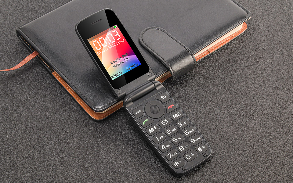 UNIWA 249 Fold Keypad Card SIM Wireless Radio GSM Call/sms