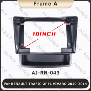 Precio de Fábrica para <span class=keywords><strong>RENAULT</strong></span> <span class=keywords><strong>TRAFIC</strong></span> OPEL VIVARO 2010-2014, Marco de Radio para Coche de 10 Pulgadas, Instalación de DVD, Navegación, Estéreo - Product Image 6