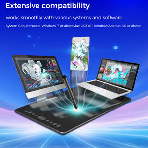 Tableta <span class=keywords><strong>de</strong></span> Dibujo Digital Profesional JSK-DP21, Tableta Gráfica con Lápiz sin Batería y Tecla <span class=keywords><strong>de</strong></span> Acceso Rápido para Diseño Gráfico - Product Image 5