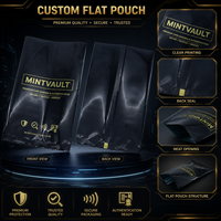 Pochette de rangement pour cartes à collectionner imprimée sur mesure, emballage en aluminium, sac d'emballage personnalisé pour cartes