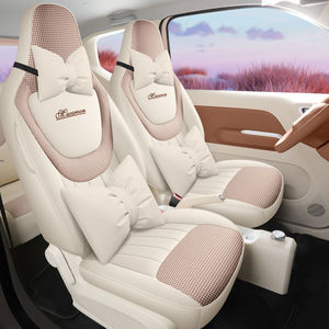 Pour Wuling Hongguang Mini EV 2024 Version Luxe, Ensemble Complet d'Accessoires Personnalisés, Housse de Siège de Voiture en Cuir Textile Artificiel, 5 Places - Product Image 3