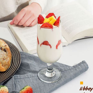 Hxglass haute qualité longue tige gobelet verre pour banquets de mariage Cocktail & jus tasses à boire en gros - Product Image 2