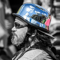 Casco de Motocicleta Retro Estilo M35 de la Segunda Guerra Mundial con Proceso de Galvanoplastia, Medio Casco