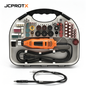 <span class=keywords><strong>Mini</strong></span> Amoladora Eléctrica de 200W, Taladro Rotatorio con Juego de Accesorios de Pulido, Multifuncional, Velocidad Variable, 110-240V - Product Image 1