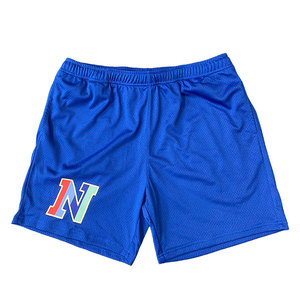 Shorts de basket-ball imprimés sur mesure, respirants, en maille polyester, surdimensionnés, décontractés, pour le sport et la course à pied - Product Image 2
