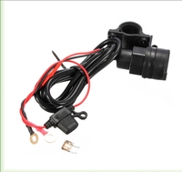 Câble adaptateur allume-cigare USB C 20V en cuivre étamé avec lumière LED pour voiture, prise mâle Type-C pour caméra embarquée GPS