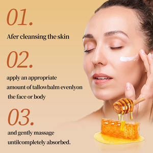Bálsamo <span class=keywords><strong>de</strong></span> sebo orgánico alimentado con pasto, crema reparadora hidratante <span class=keywords><strong>de</strong></span> miel cruda, bálsamo <span class=keywords><strong>de</strong></span> miel <span class=keywords><strong>de</strong></span> sebo <span class=keywords><strong>para</strong></span> <span class=keywords><strong>el</strong></span> cuidado <span class=keywords><strong>de</strong></span> la piel, OEM - Product Image 3