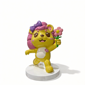 Scultura di Leone in Vetroresina Personalizzata, Arte Animale in FRP per Decorazione Commerciale e Alberghiera - Product Image 2