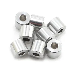 מותאם אישית מתכת Spacer CNC מחרטה מפנה נירוסטה 304 אלומיניום מרווחי עגול Al6061 Anodized אלומיניום spacer