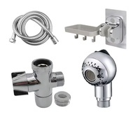 Vanne de dérivation en laiton HONGDEC avec raccord cannelé, adaptateur de robinet pour douche et robinet / toilettes G1/2