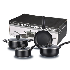 7 pièces de Cuisine Antiadhésif En Aluminium Batterie De Cuisine, Casseroles Et poêles - Product Image 1