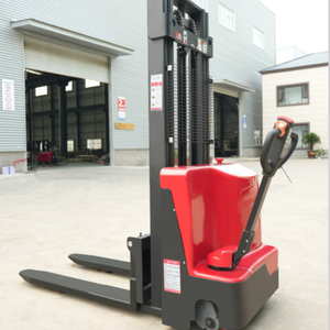 Chariot à palettes électrique portatif, transpalette manuel 1,5 tonne, transpalette hydraulique avec déplaceur latéral, pompe et moteur, équipement de construction - Product Image 5