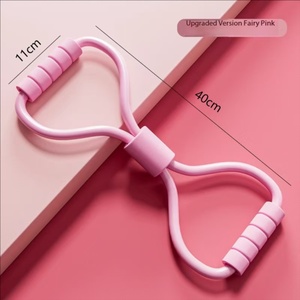 Ultima Novità: Banda Elastica a 8 Forme per Yoga <span class=keywords><strong>con</strong></span> Maniglie, Corda per Trazioni, Fasce Elastiche per Petto, <span class=keywords><strong>Braccia</strong></span> e Spalle, Attrezzatura per Allenamento Domestico - Product Image 3