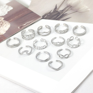 Gioielli personalizzati di alta qualità 316L chirurgico in acciaio inox placcato oro anello della punta per gli uomini delle donne per matrimoni impegni OEM ODM - Product Image 6