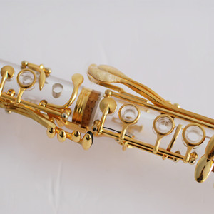 Tasti trasparenti placcati oro Bb clarinetto | Ideale per musicisti avanzati e performance di Band - Product Image 5