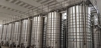 Cuve de Fermentation en Acier Inoxydable de 500/1000 Litres avec Réservoir sous Pression et Pompe PLC pour Usine de Vinification