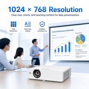 Projecteur de présentation PT-UX344C 3400 lumens XGA 3LCD 4:3 avec zoom 1,2x pour l'école, <span class=keywords><strong>le</strong></span> bureau et la formation - Product Image 3