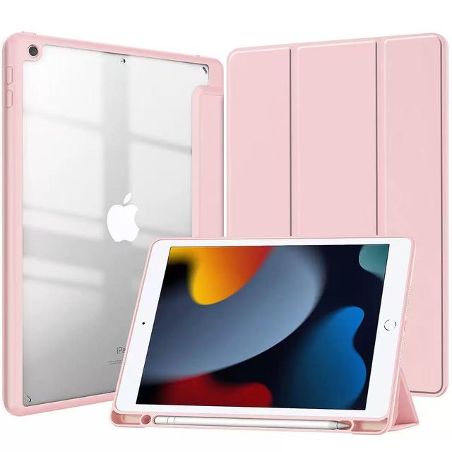Newest Unique Design Multi Stand Smart Cover Case for iPad 7th & 8th & 9th Gen 10.2 Inch Display - 2019 & 2020 & 2021 Version
