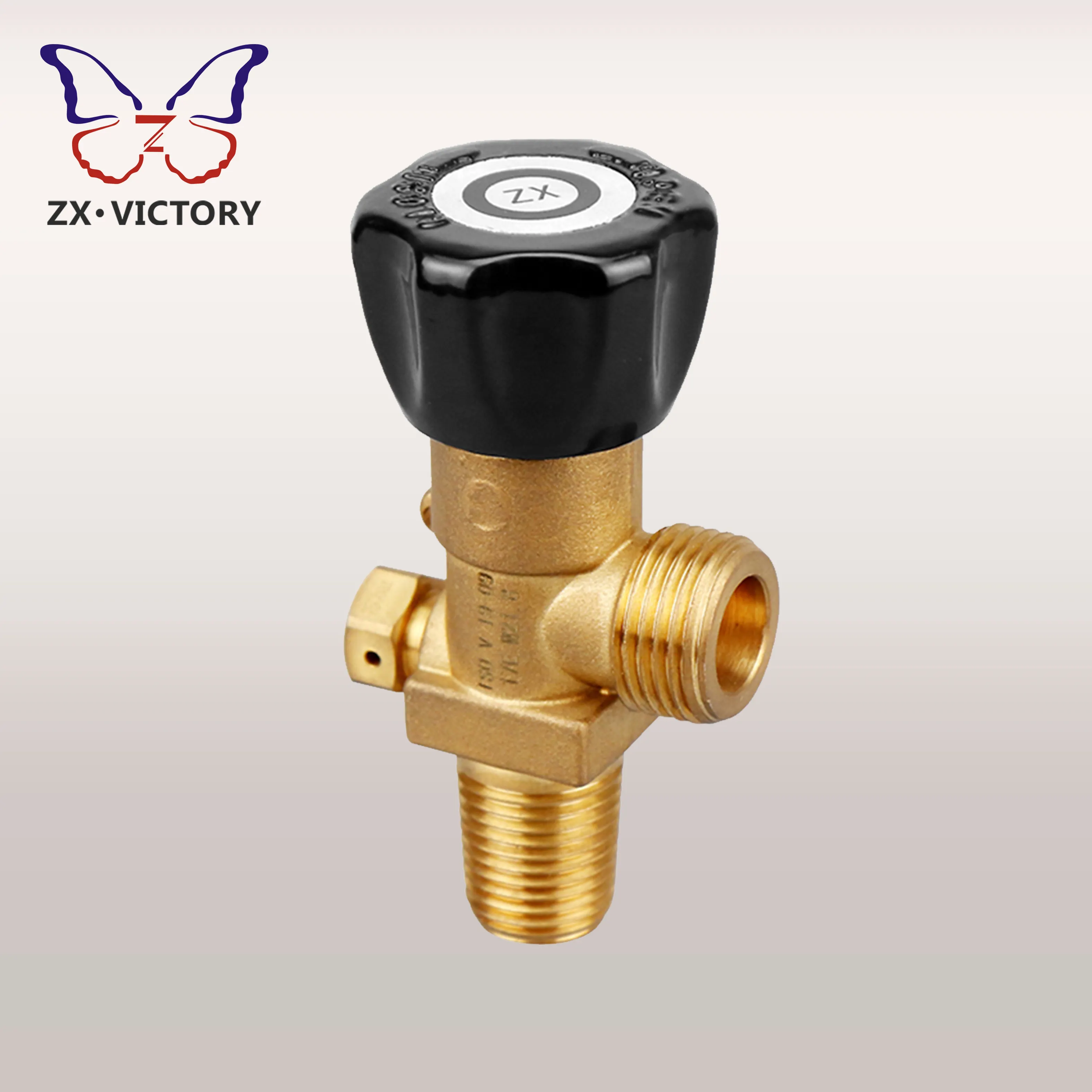 TUV Approved CO2 Gas Cylinder Valve Hand Wheel Soda Maker Valve 17E W21.8