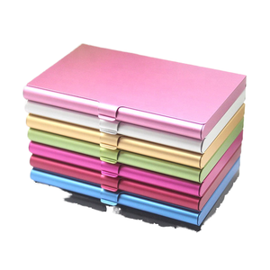 Tempat kartu kredit bahan Aloi aluminium, tempat kartu nama, kotak kartu nama, hadiah promosi bisnis praktis - Product Image 4