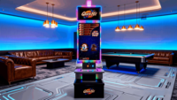 Machine d'arcade rotative à 3 rouleaux Fruit Spin avec distributeur de billets et pièces pour parc d'attractions