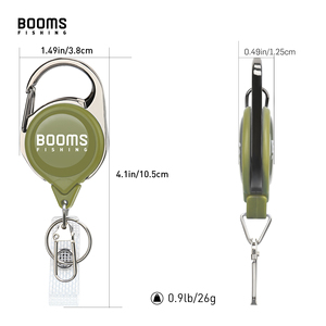 Fly câu cá Zinger <span class=keywords><strong>retractor</strong></span> Keychain extractor KEEPER Key Rg1 có thể thu vào Reel huy hiệu chủ công cụ Tether 2 cái trong gói - Product Image 6