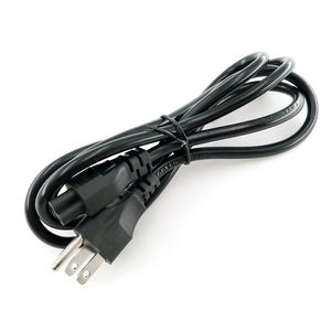 كابل طاقة 3 شقوق CCA <span class=keywords><strong>M</strong></span> أسود عالي الجودة سلك طاقة الولايات المتحدة الأمريكية مع النحاس/CCA للكمبيوتر الشخصي كابل طاقة C5 - Product Image 5