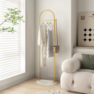 <span class=keywords><strong>Perchero</strong></span> de pie metálico de lujo ligero para dormitorio, sala de estar, entrada - Diseño moderno y sencillo, multifuncional para colgar <span class=keywords><strong>bolsos</strong></span> - Product Image 4