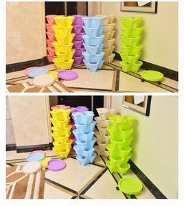Plateau pour pot de fleurs avec roulettes, multi-niveaux - Product Image 5