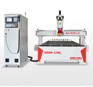 Woodworking Machine Wood Atc Tool Blade Store Change Processing Boring Drilling Center CNC Router