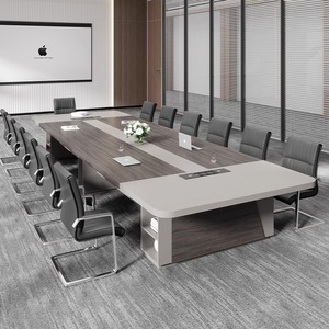 Bàn hội nghị văn phòng bàn gỗ dài 4-8 người đơn giản hiện đại phòng họp tiếp tân Bàn hội nghị - Product Image 6