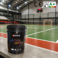 Revêtement acrylique à base d'eau pour terrains de sport (tennis, basketball, multisports)