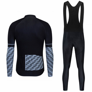 Personalizable de los hombres de <span class=keywords><strong>invierno</strong></span> de lana térmica Ciclismo Jersey Traje Montar al aire libre Ropa de bicicleta Montar al aire libre Pantalones largos Bib <span class=keywords><strong>MTB</strong></span> Warm - Product Image 5