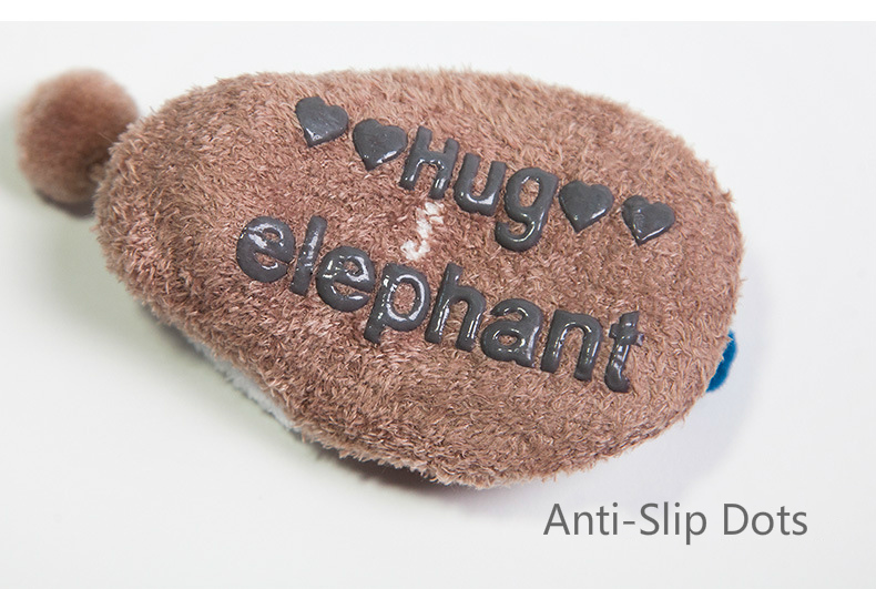 Custom Your Own Brand Christmas Fuzzy Kids Organic Shoes Pom Pom Antislip Socks Kids