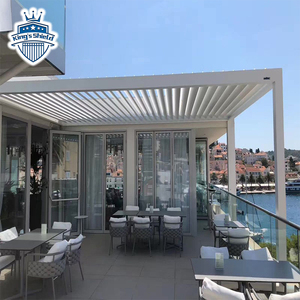 Mái Vòm Chống Nước Pergola Nhôm Dày Gắn Động Cơ Sang Trọng Mái Vòm Pergola - Product Image 5