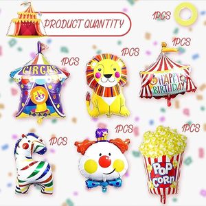 Ballons en aluminium brillants colorés pour carnaval, 6 couleurs, à remplir à l'hélium ou à l'air, décorations de fête à thème, bouquets d'animaux et de fleurs, vente en gros - Product Image 3